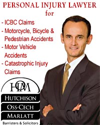 ICBC Claims, Motorcycle, Bicycle & Pedestrian Accidents, MVA, WCB , Medical Malpractice lawyers from Victoria's Personal Injury Lawyer - Lorenzo Oss-Cech - CLICK FOR IMAGES OF CARS DESTROYBED IN ACCIDENTS & MORE INFO